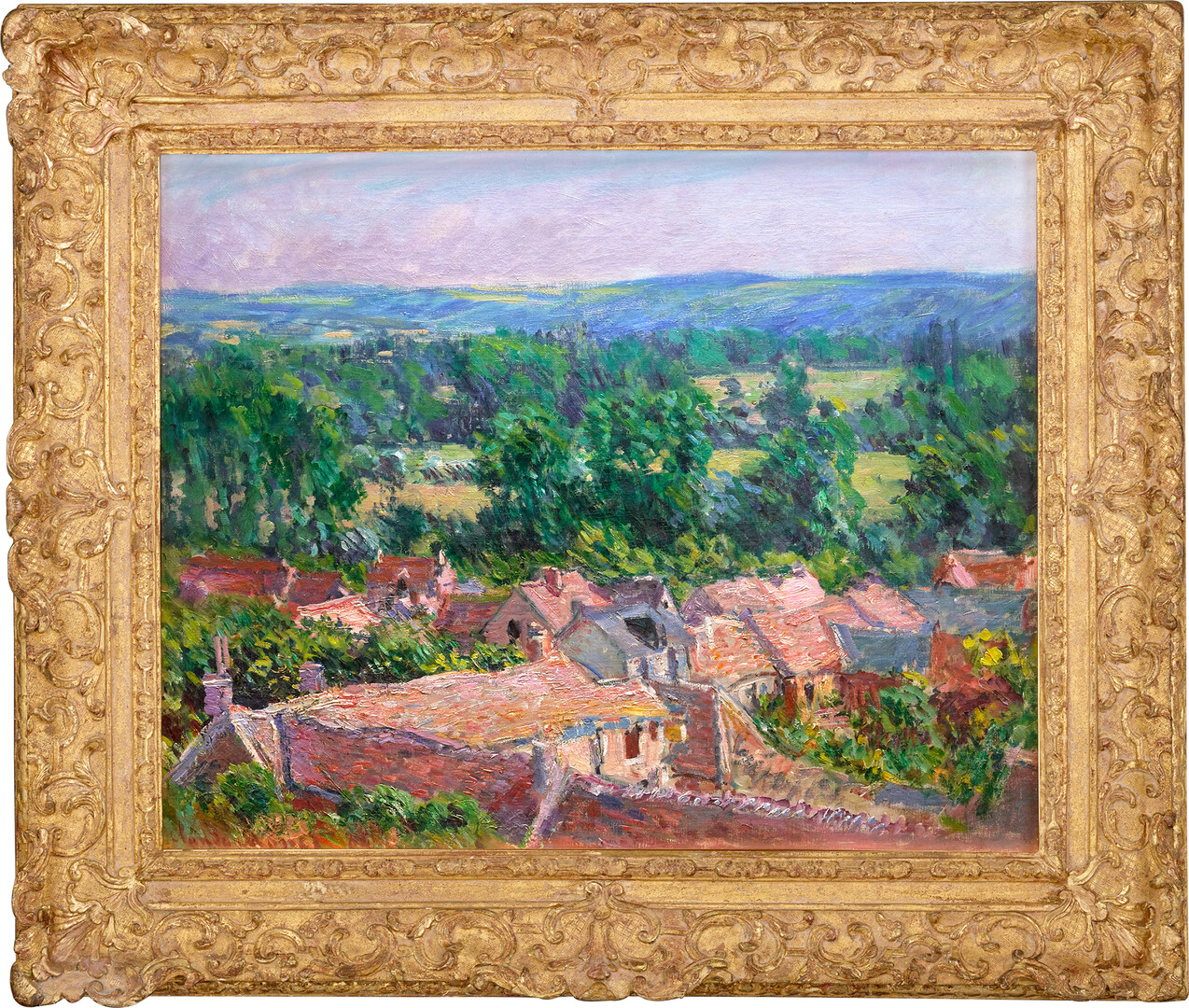 Vue du village de Giverny